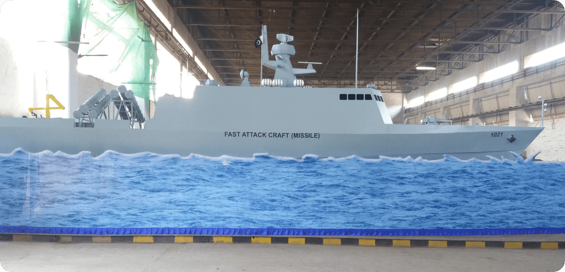 40 Feet 3d model, fast attack craft (Missile), 23rd March Prade
